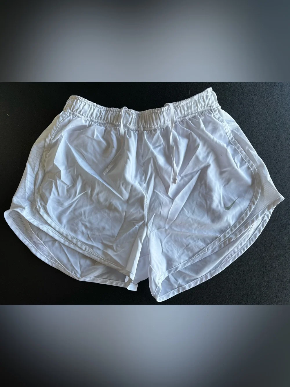 Nike White Women's Athletic Running Shorts